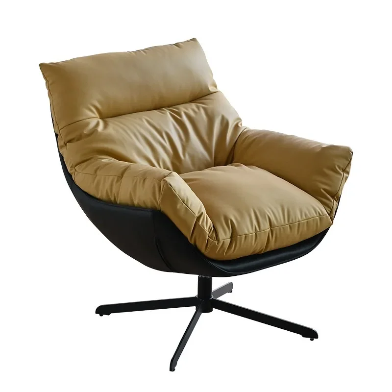 Lazy rotating small sofa chair single minimalist light luxury can lie down and sit