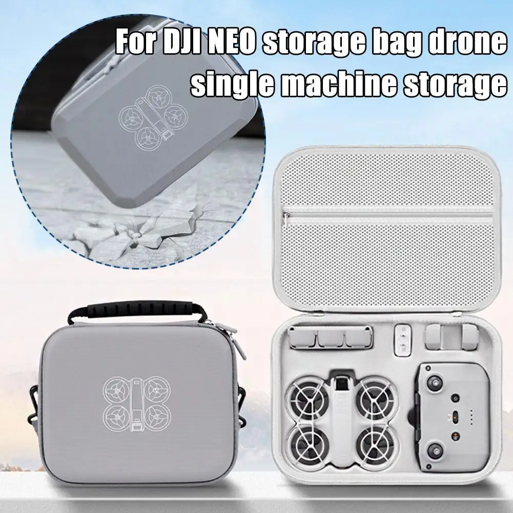 

Portable Carrying Case Drone Hard PU Travel Storage Shockproof Bag 2024 Accessories Waterproof Case Protector O7X8
