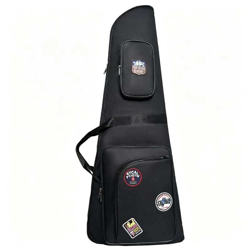 Headless Electric Guitar Bag Thicken Electric Bass Storage Bag Lightweight Guitar Shoulders Bags String Instrument Accessories