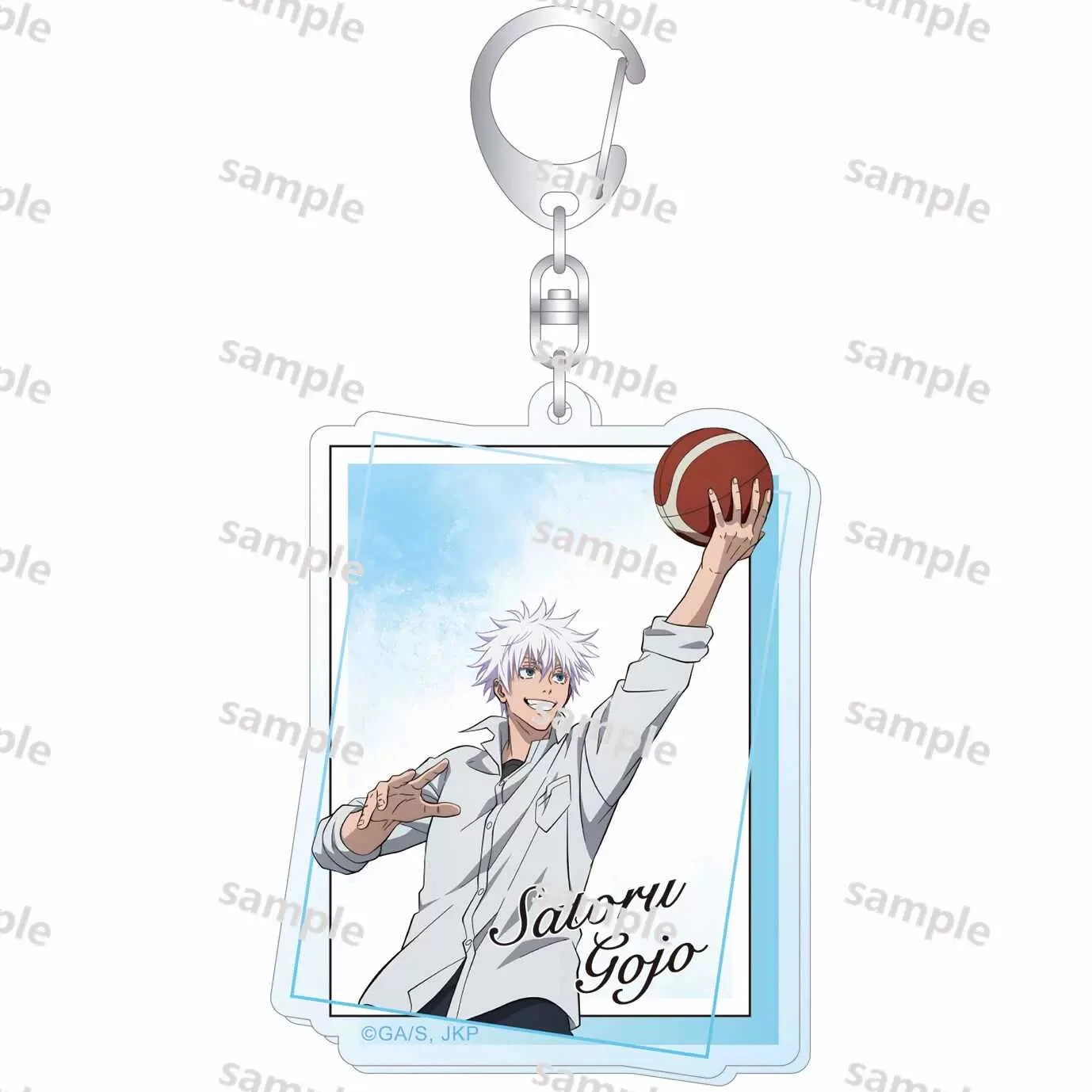 Anime Game Jujutsu Kaisen Satoru Gojo Basketball Stand Figure Acrylic Model Plate Cosplay Collection Desktop Decor Xmas Gifts