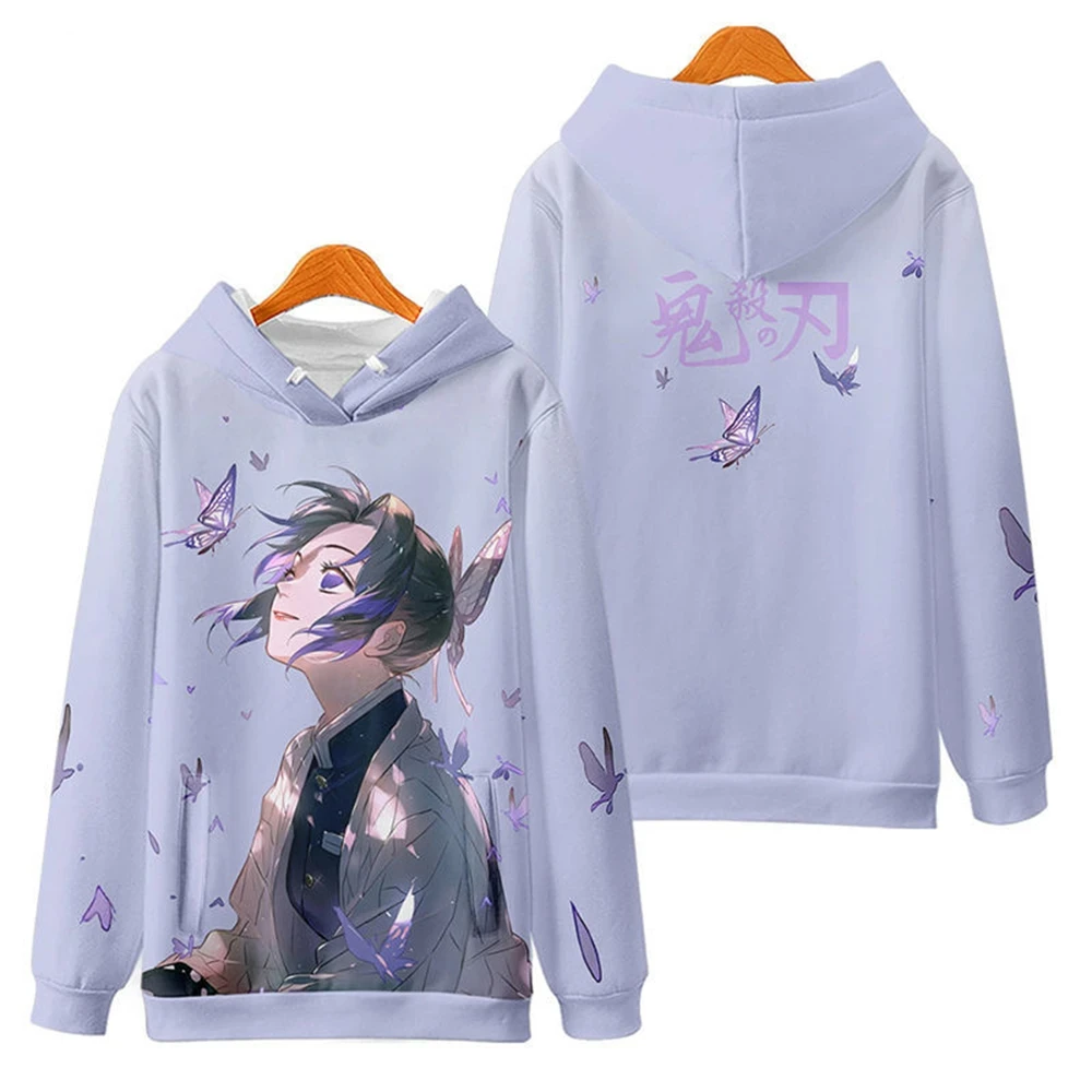 Jesień Zima Dzieci Demon Slayer Bluza Japońskie Anime Pullover Dorosły Dorywczo Odzież z kapturem Chłopcy Dziewczynki Moda Płaszcz wierzchni z