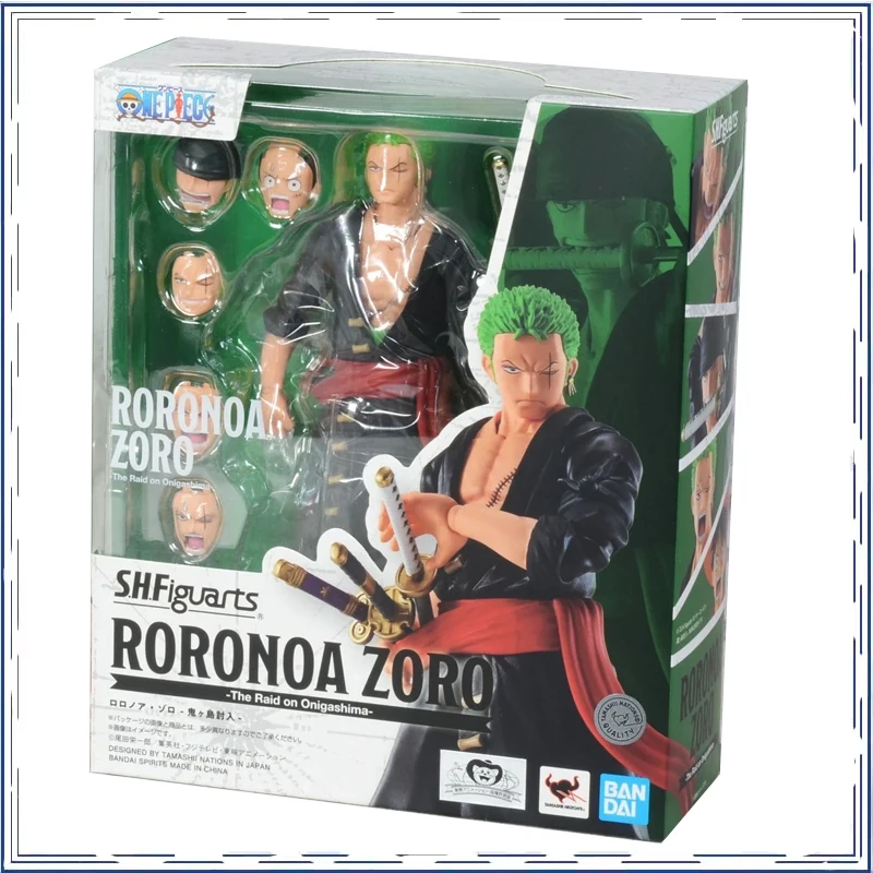 

Bandai Аниме ONE PIECE Luffy Nami Roronoa Zoro S.H. Фигуртс подарки для детей или коллекции подлинные фигурки модели игрушки