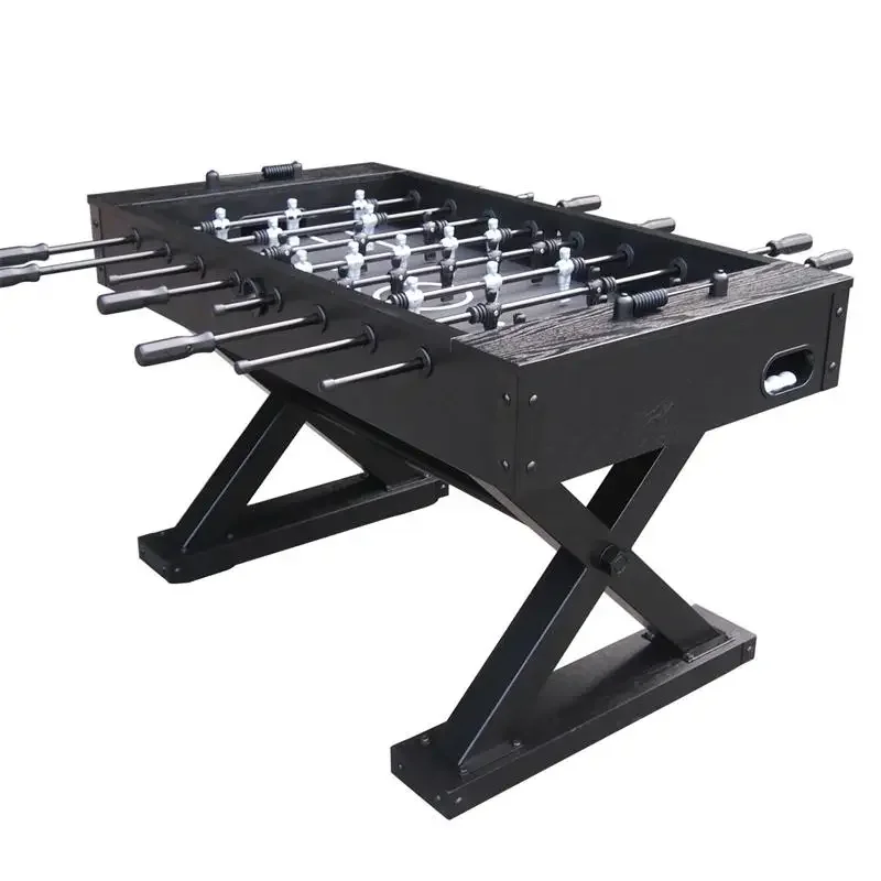 Table Football Machine Standard Professional Adult Football Table Games Solid Stick Standing Folding Home Bar