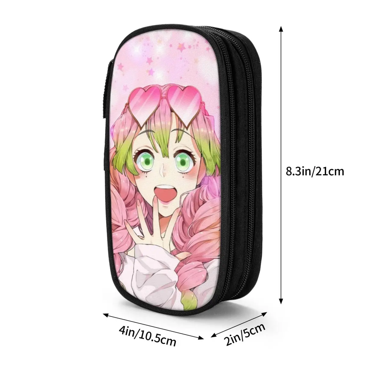 Imagem -06 - Estojo de Lápis Mitsuri Kanroji Anime Japonês em Quadrinhos Bolsa Porta Caneta Menina e Menino Grande Capacidade Presente do Escritório