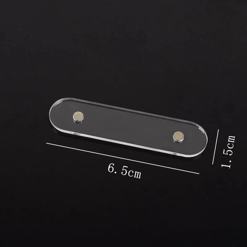 50/100/200pcs False Nail Tips Display Stand With Magnet Clear Practice Acrylic Gel Polish Holder Strip Manicure Showing Tool view 4