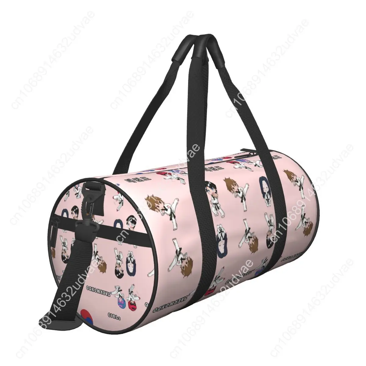 Taekwondo Girl Taekwondo Art Gym Bag Travel Sports Bags Couple Design Gym Accessories Graphic Fitness Bag Portable Handbags