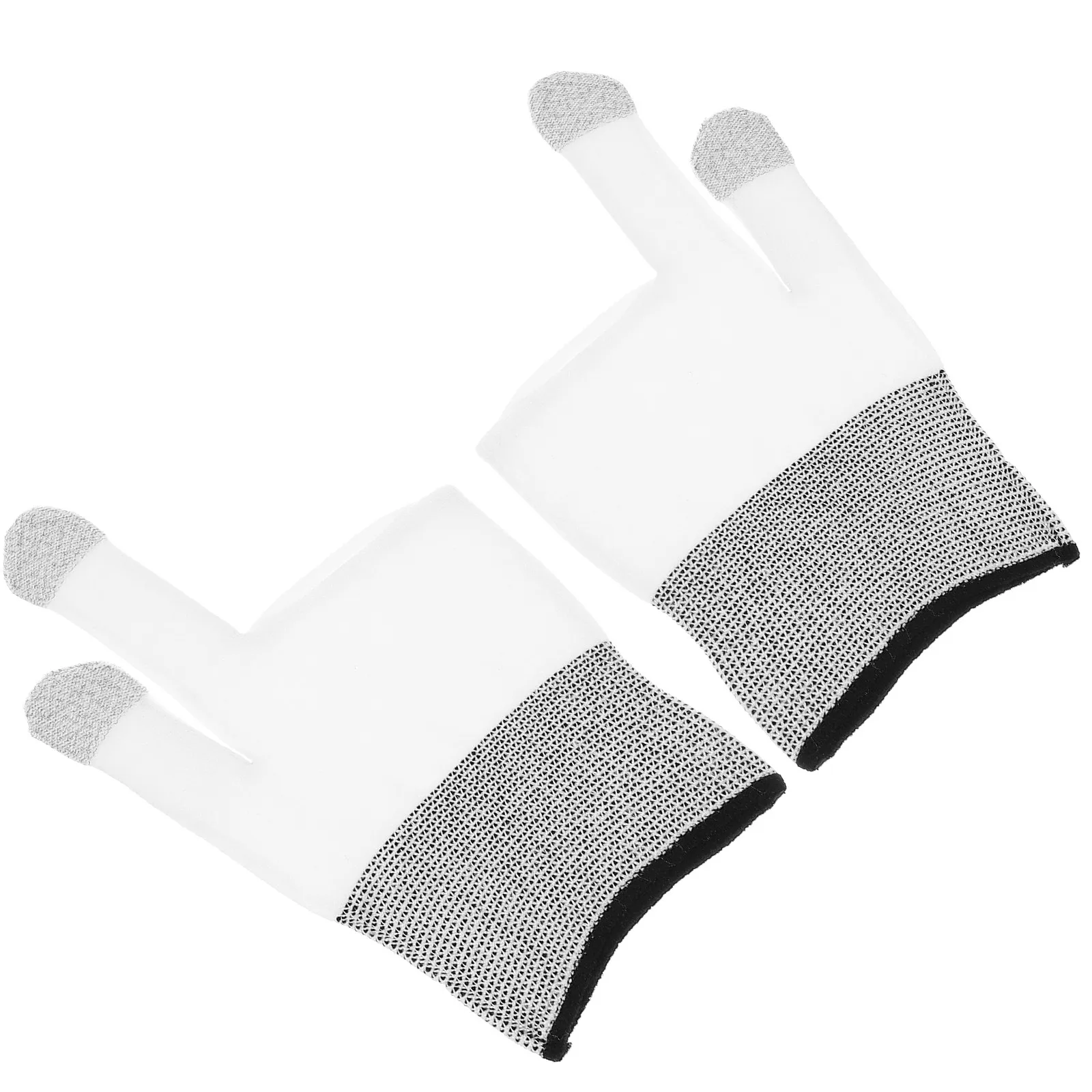 1Pair Mobile Phone Gaming Sleeve Game Gloves For Tablet Gamer Ultra-thin Breathable Finger Sleeves Games Anti-sweat