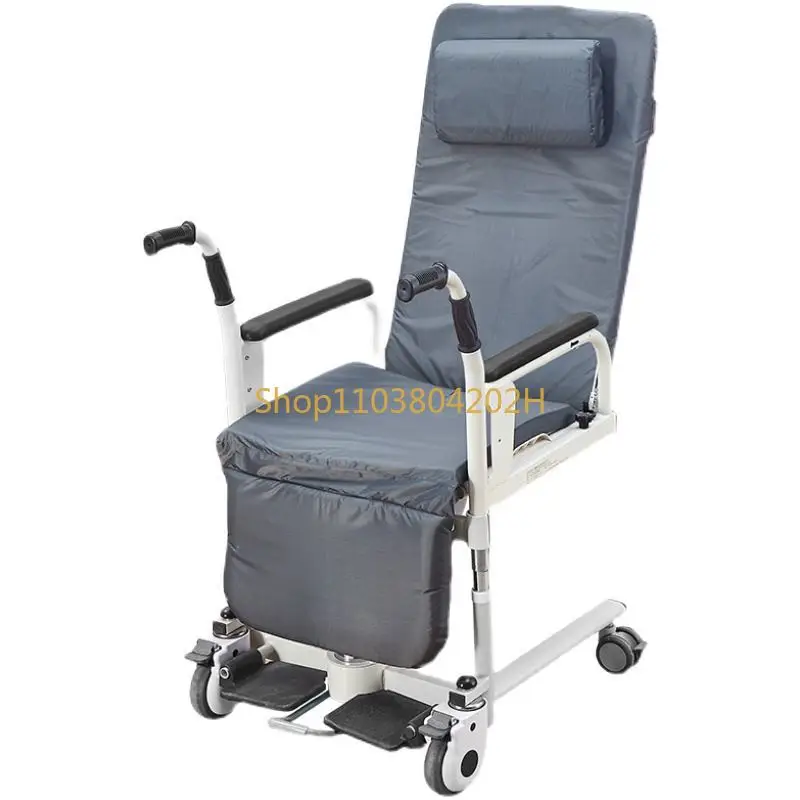 Multi-Functional Shift Machine, Hydraulic Lifting, Bed Care, Transfer Device, Paralysis, Disabled, Home Toilet Cart