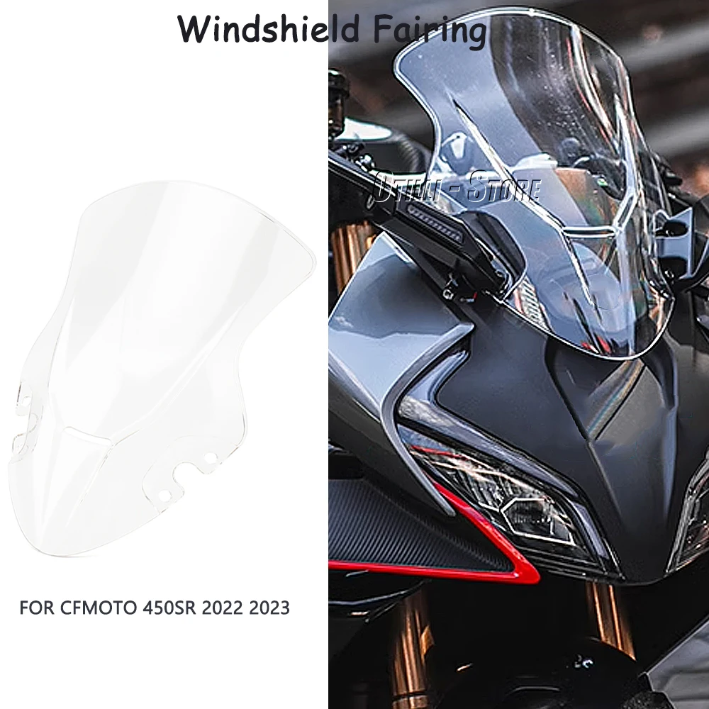 High-grade Motorcycle Windshield  Odometer Visor Front Wind Shield Screen Deflectors  For CFMOTO 450SR 450 SR 450sr 2022 2023