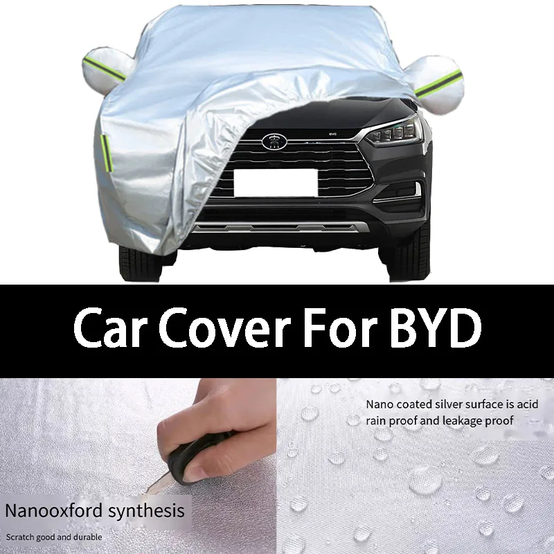 Full Car Covers Outdoor Protection For BYD Snow UV Protection Scratch-proof Rainproof Car accessories