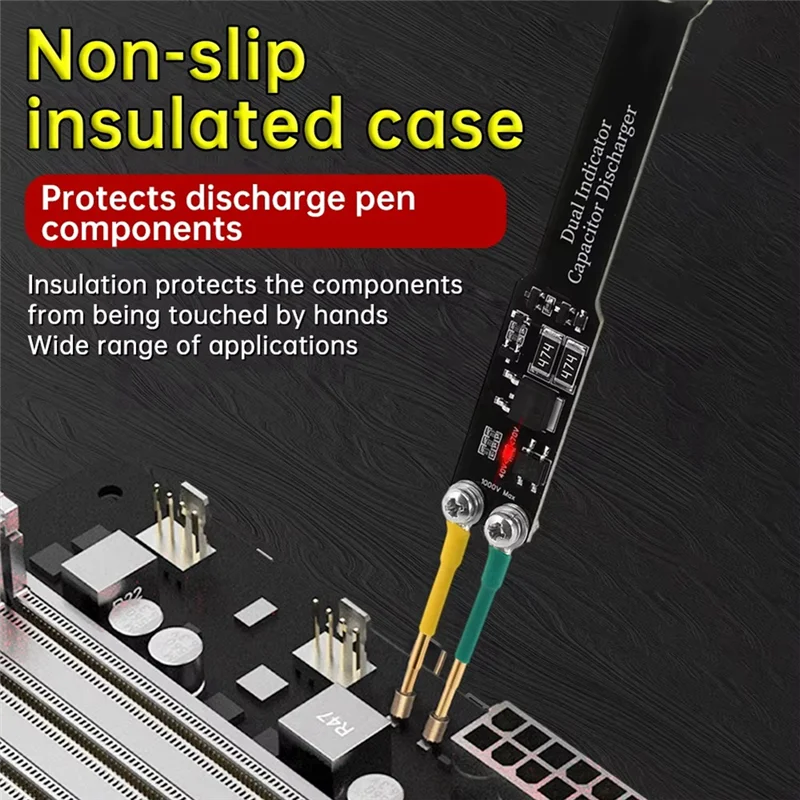 N91R-2PC Capacitor Discharge Pen AC/DC Switching Power Supply Repair Discharge Maintenance Tool