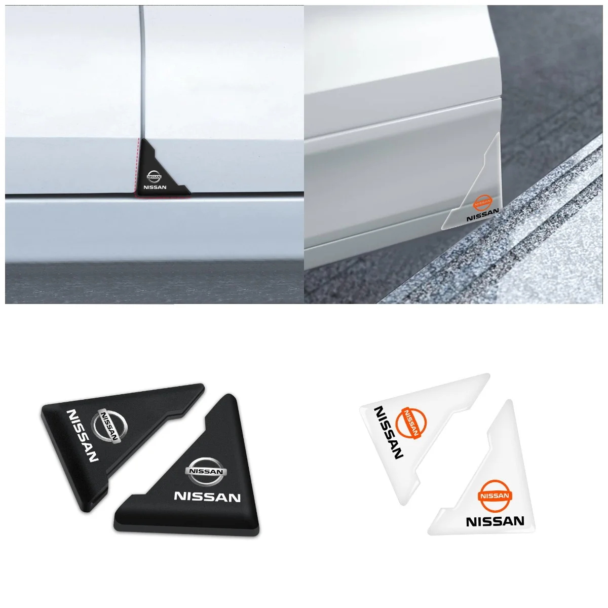 

2 шт./набор, силиконовые накладки на переднюю дверь автомобиля