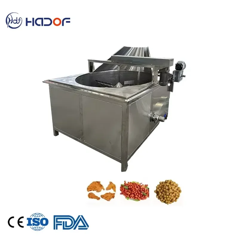 2026 Commercial Industrial Automatic Frying Fully Automatic French Fries Snack Potato Chips Batch Fryer