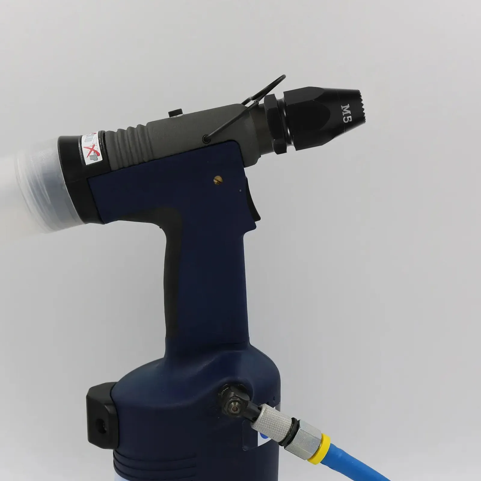 1Set Pneumatic Pull Setter Kit Air Rivets Head M5 Connecting Rod Bearing Washer Durable Pneumatic Pull Setter Riveting Parts