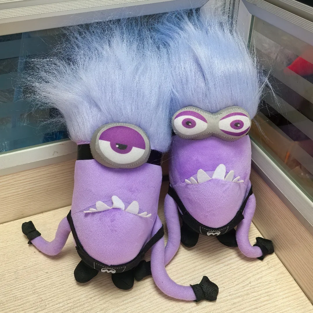 

Purple long-haired monster plush toy, big-eyed elf doll, stuffed toy, birthday gift