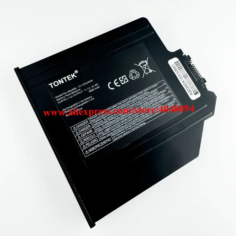 New CF-VZSU0KW Optical Drive Battery CF-VZSUOKW 11.1V 2860mAh 32Wh For CF-54 mk1 Media Bay 2nd CF-VZSU0PW