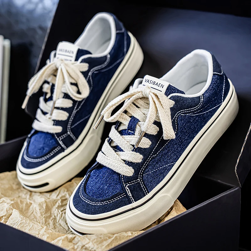 Solid Wear Resistant Flat Skate Shoes Unisex Low Canvas Sneakers Breathable Lightweight Non Slip Outdoor Walking Footwear