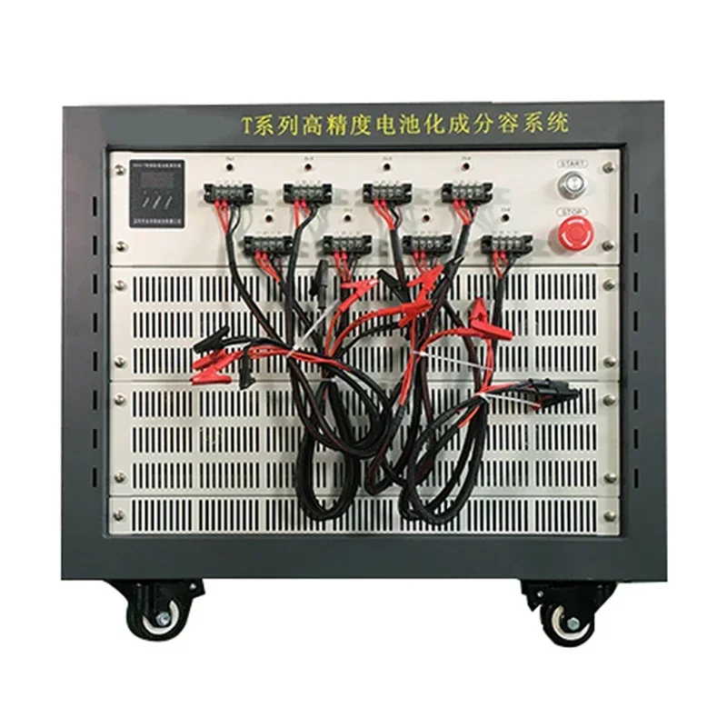 20V 10A 8 Channel Battery Charging and Discharging Capacity Testing Machine Tester for Cylindrical Cell Pack Assembly