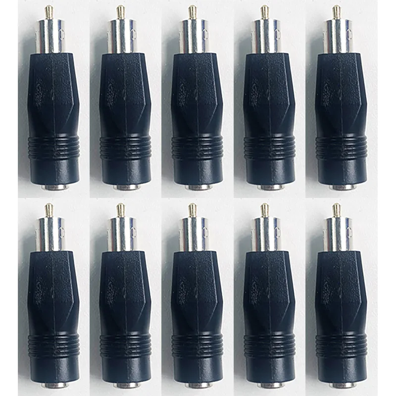 10PCS/Lot DC 5.5 * 2.1mm Plug Female To 2.5mm Three-dimensional Adapter for Old Version Apples Laptop Power Charger Adaptor