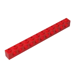 Gobricks GDS-582 Técnico, Tijolo 1 x 12 com Furos compatível com lego 3895 peças de brinquedos infantis Monta