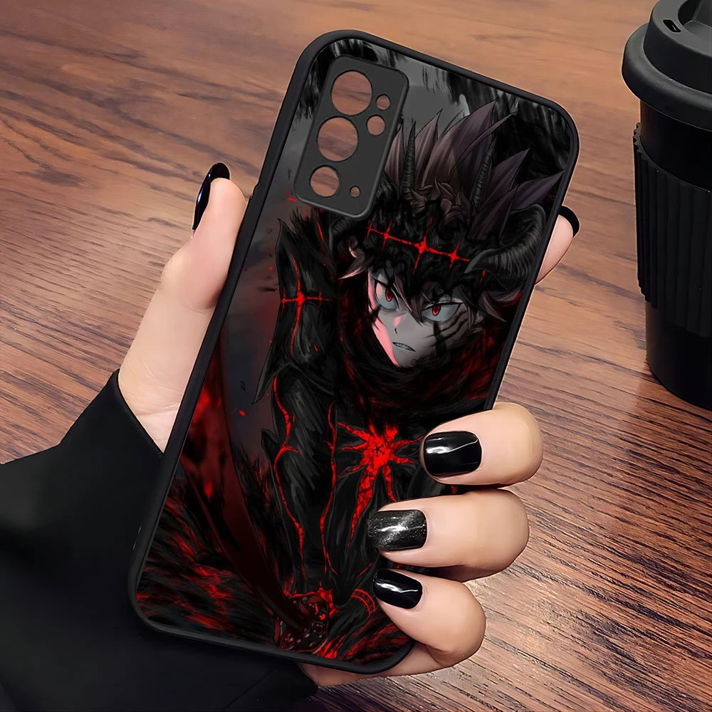 Black Clover Anime Phone Case For Samsung S24 S23 S22 S21 S20 S10 FE Note20 Note10 Plus Ultra Lite 5G Matte Transparent Cover