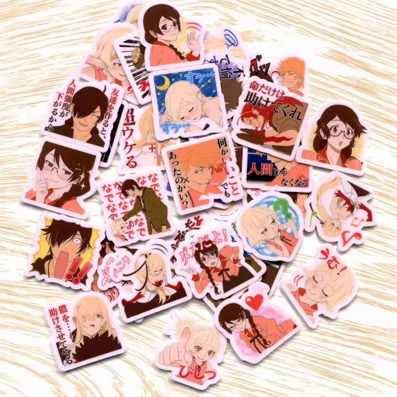 40pcs/pack Kizumonogatari 2-3cm waterproof sticker