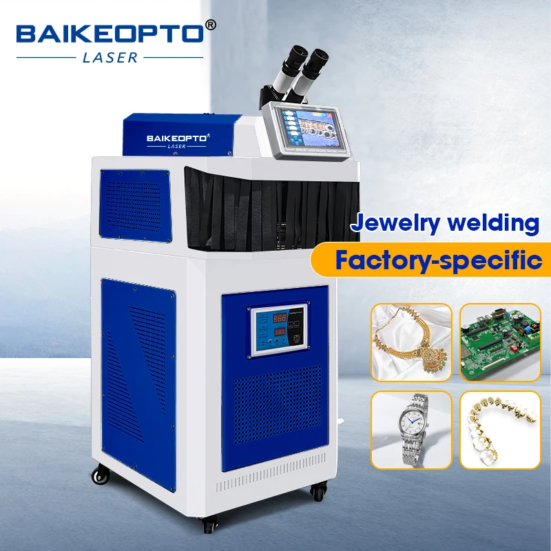 150W Factory Big YAG  Laser Welder for Jewellery Micro Spot Laser Standing integrated Machine