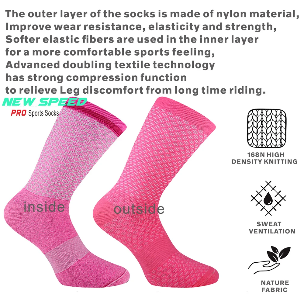 Men Women Cycling Socks With Premium Fabrics For The Ultimate Riding Experience Fit 37-45 Many Colors