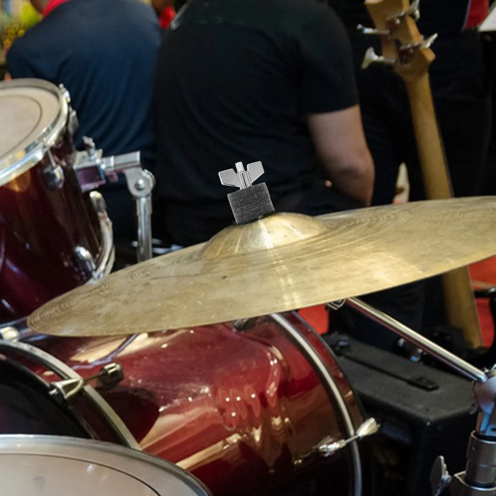 Cymbal Stacker Alloy Felt Drum Cymbal Holder Shock Absorption Stable Buffer for Percussion Drum Accessories Professional Metal