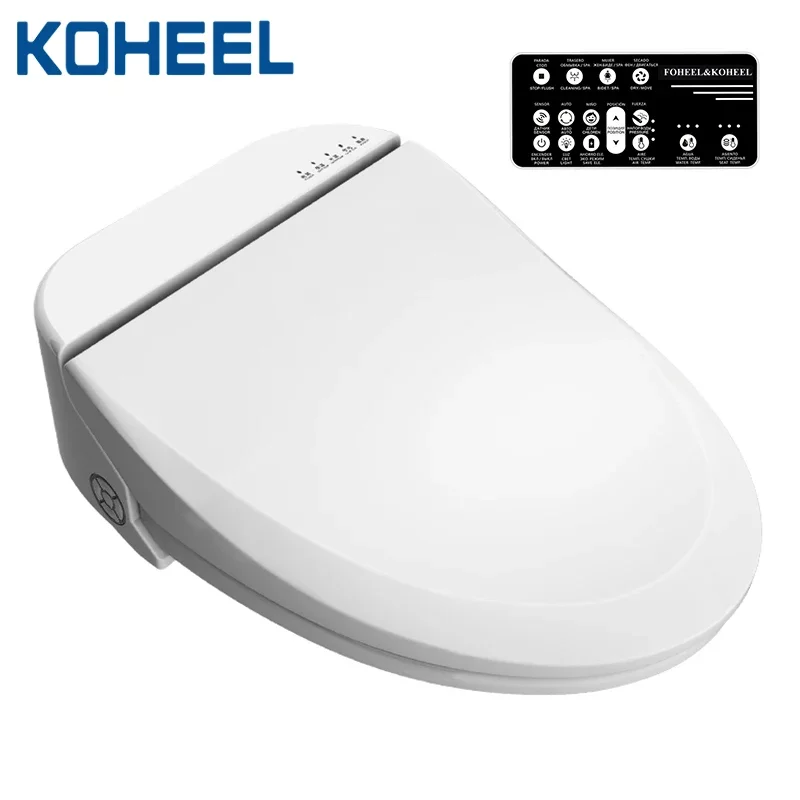 

smart toilet seat cover electronic bidet cover clean dry seat heating wc intelligent toilet seat For children Old man