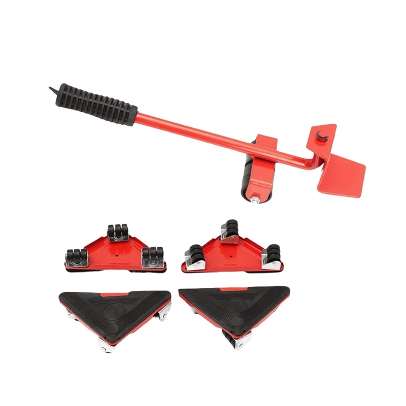 Heavy Duty Móveis Levantador Mão Tool Set, Slides Wheel, 5pcs