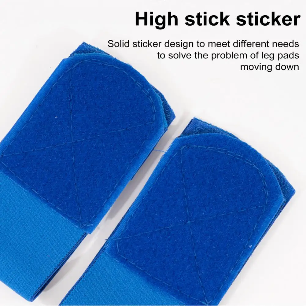 Anti-slip Shin Guard Strap Adjustable Soccer Shin Guard Straps Silicone Shin Protectors for Men Women Youth Elastic Bands
