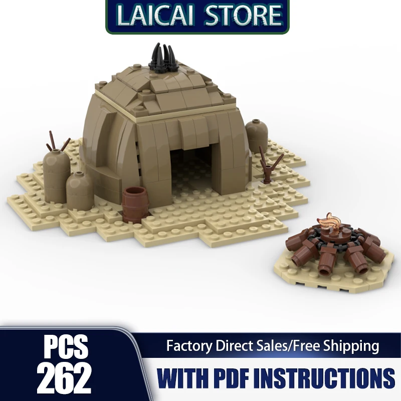 

Звездный фильм, модель Moc, строительные блоки, Raider Camp, модель палатки, технология, модель кирпича, Рождественский подарок, сборка, праздничная игрушка