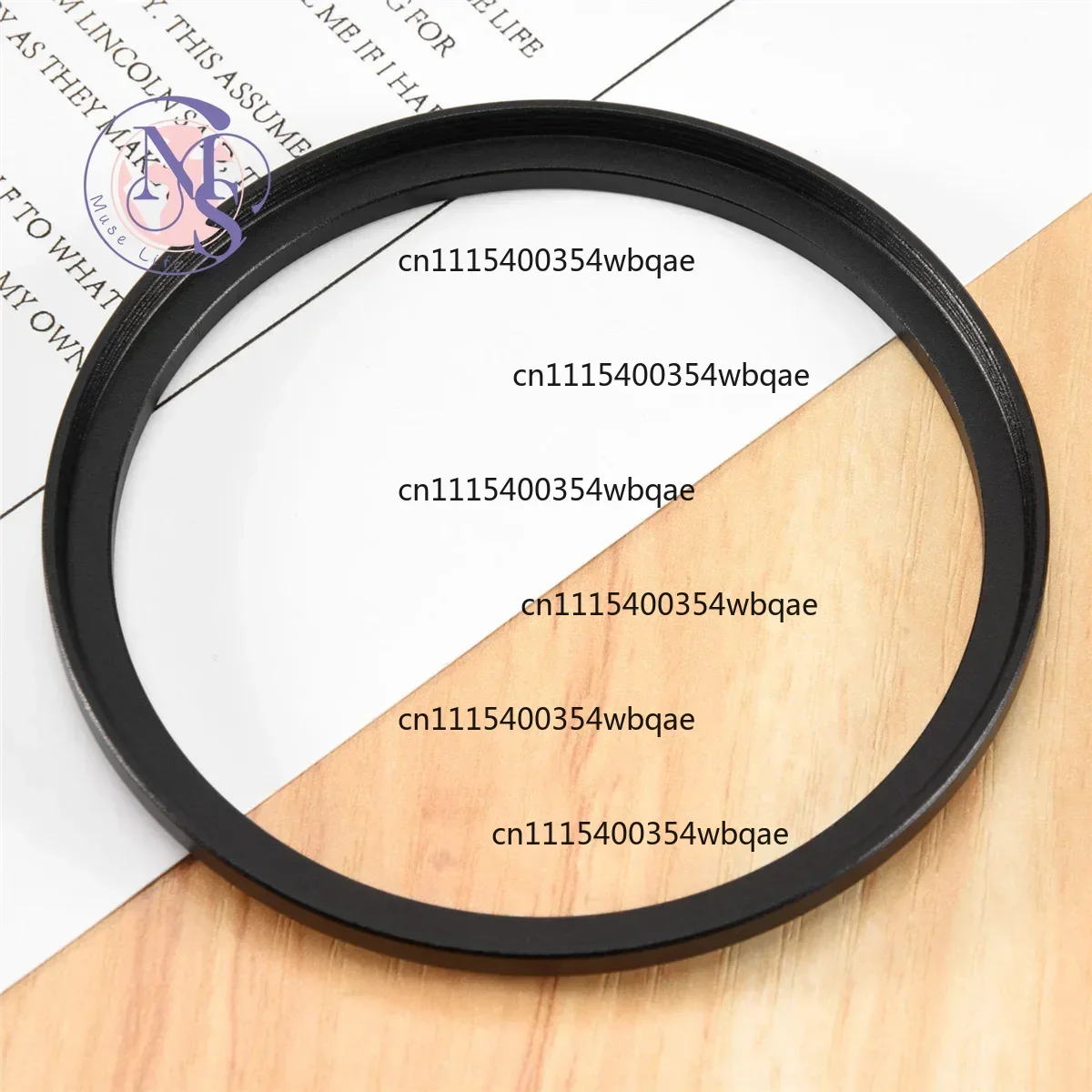 ZOCI-FOR-AA26P 72mm To 77mm Camera Lens Step Up Filter Adapter Ring Black Metal Replacement Part