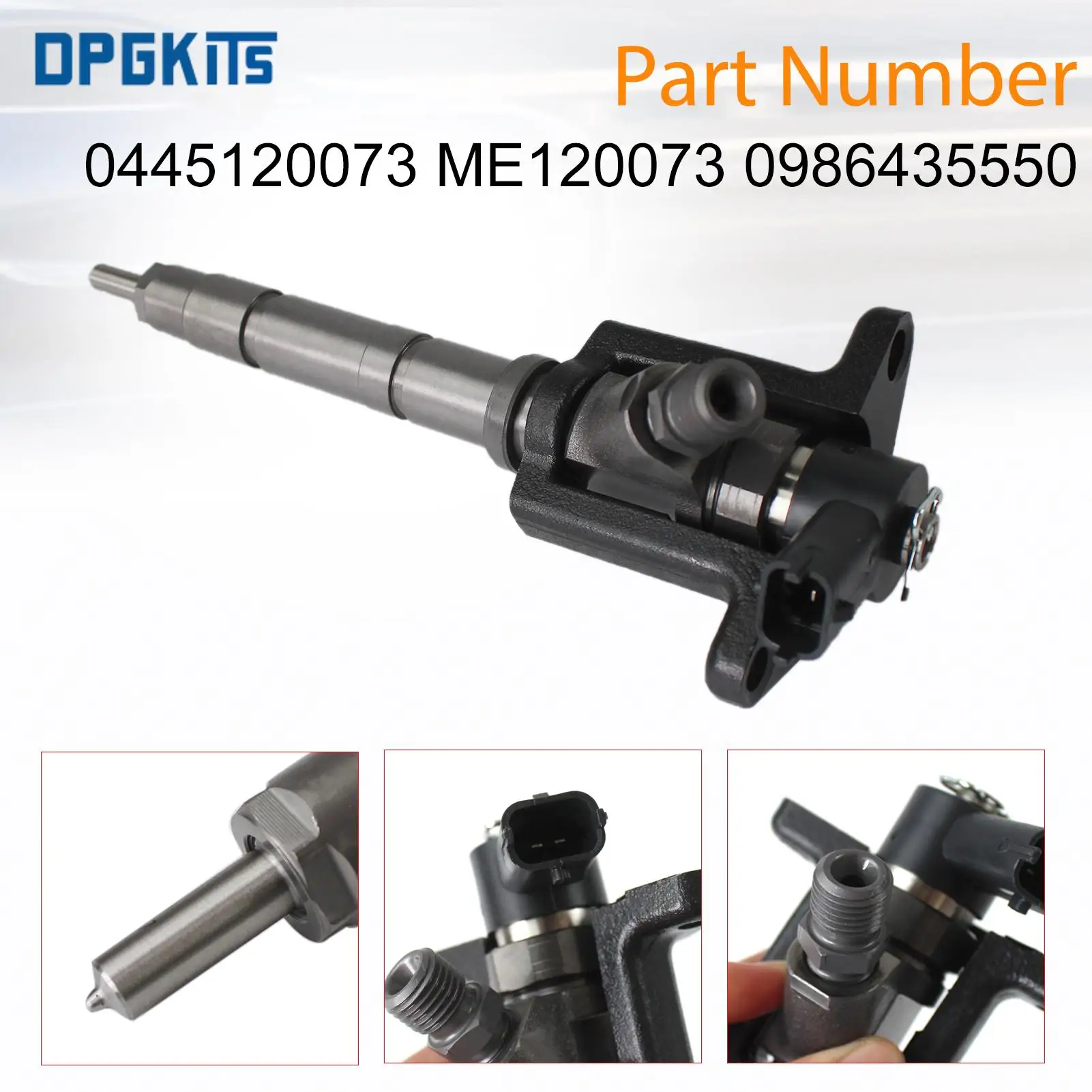 0445120073 ME 194299 0986435550 Auto New Diesel Fuel Injector For Mitsubishi 4M50 Canter Fuso 3.0 2006 BOSCH