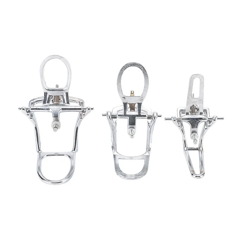 

3Pieces Dental Zinc Alloy Articulator Simple Oral Articulators Denture Frame with S M L size