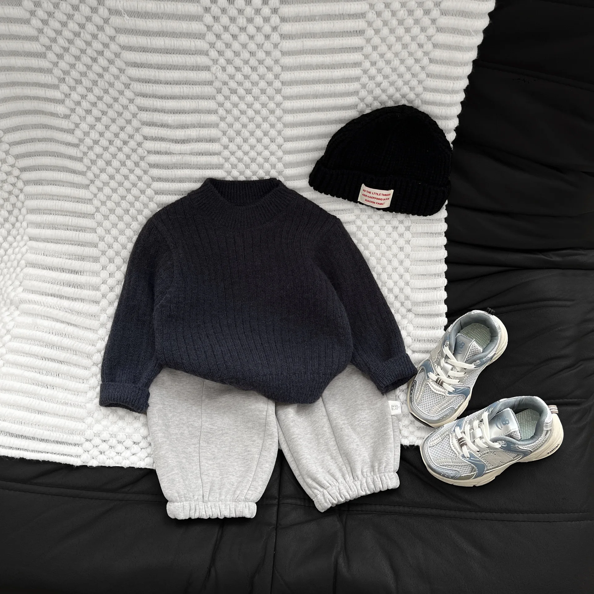 2026 Autumn New Baby Long Sleeve Sweater Boys Girls Knitted Pullover Toddler Casual Loose Tops Infant Clothes