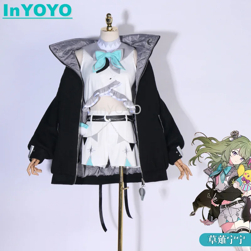 InYObalance-Kusanagi Nene Cosplay Costume pour femme, PJSK Lovely 03/Clothing, fur s Uniform, Py Play, Halloween Party Outfit, New