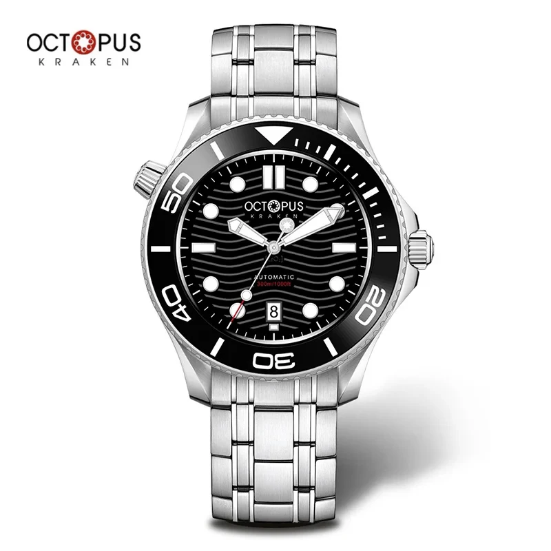 

Octopus 42MM NTTD Dive Watch Automatic Mechanical 300m Waterproof BGW9 Luminous Sapphire Crystal 316L Stainless Steel Dive Watch