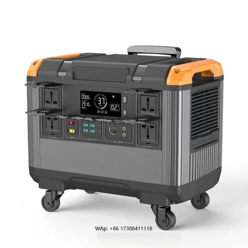 

AL-M 3000W Outdoor Home Energy Storage Solar Controller DC12V Lithium Ion Battery Pure Sine Wave Emergency Power Supply