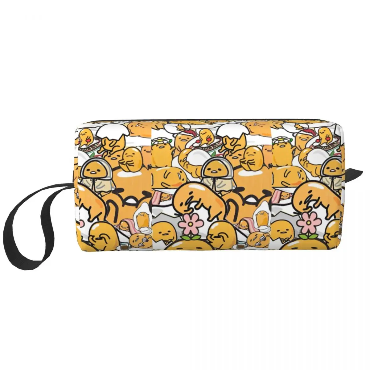 Gudetama Chopsticks Cosmetic Bag for Women Makeup Bags Travel Daily Toiletry Bag Organizer Merch