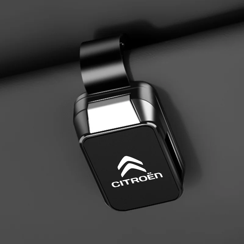 

Car Logo Sun Visor Glasses Clips Onehand Pressing Eyeglasses Holder For Citroen C1 C2 C3 Vts C4 Saxo C4L C5 C6 C8 Berlingo Xsara