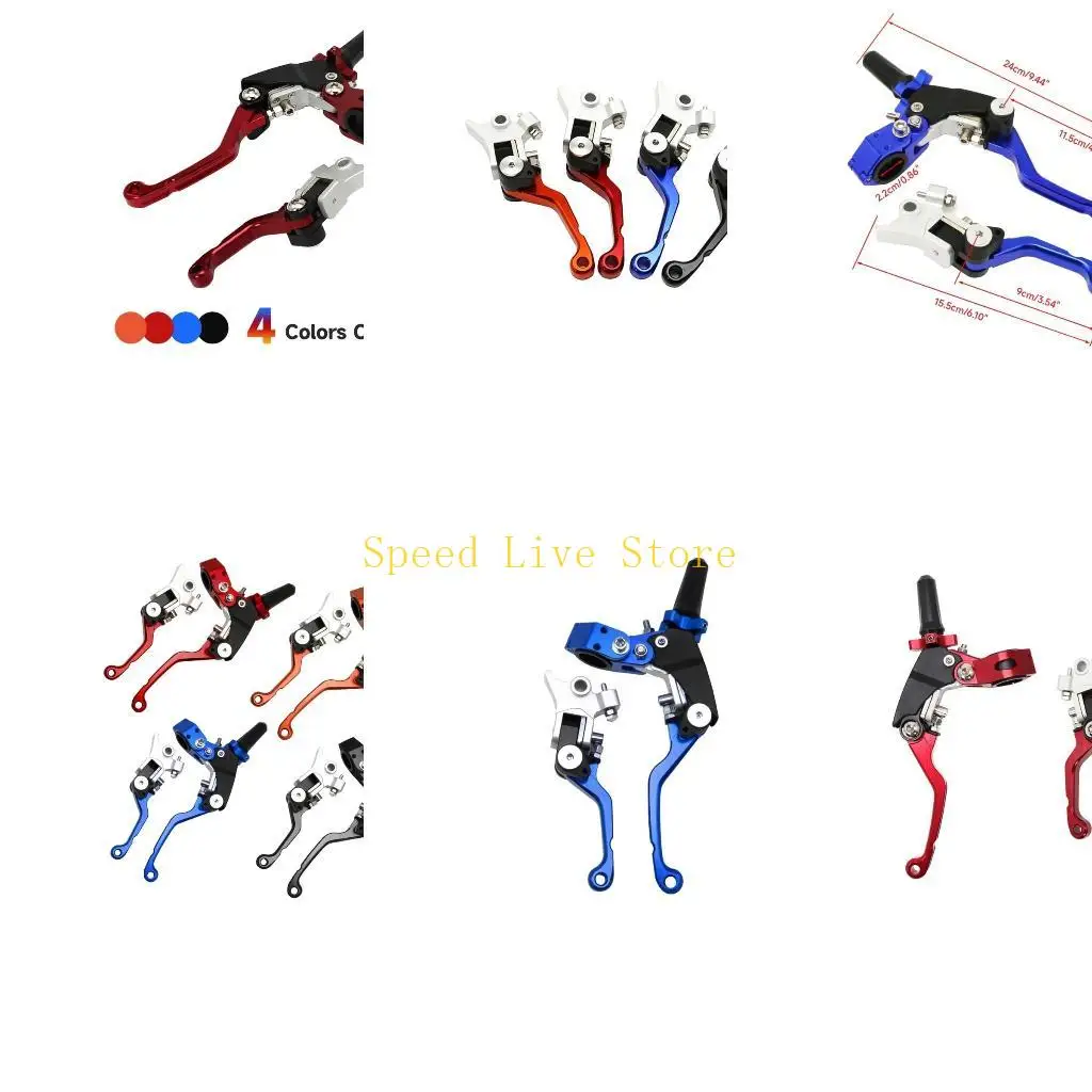 

547C Suitable for XCFW EXCF SXF XCW XCF Motorbike Electric Scootor Folding Brake Clutch Lever Handle Dirt Bike-Pivot 2x