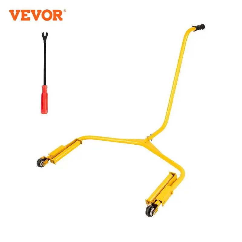 VEVOE-Roue de Construction Portable en Acier Tubulaire, Chariot à Charge Élevée, Capacité de Transport, Enlever et Installer pour Tous les Véhicules