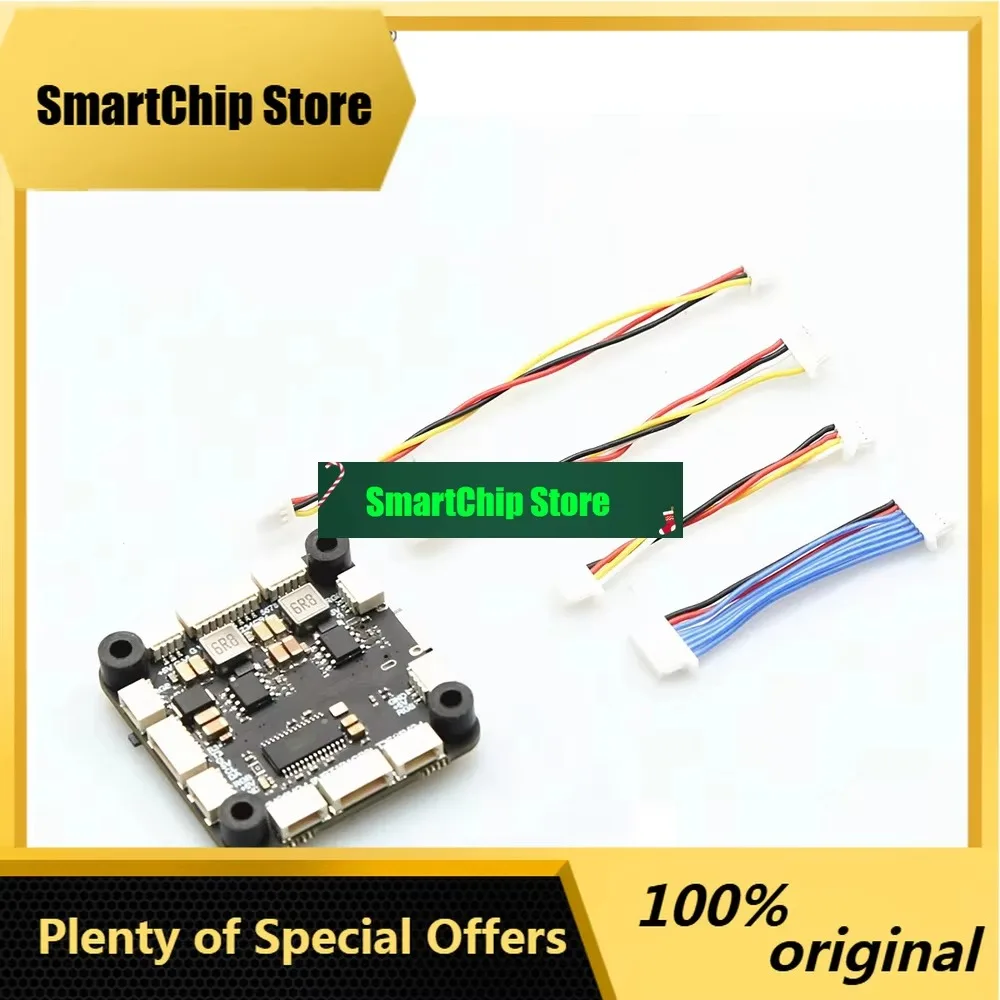 SmCpAneegFpv F722 F7 Flight Controller 3-8S Lipo 5V/10V Dual BEC & 80A 4in1 BLheli_S ESC For RC 13inch 15inch FPV Racing Drone