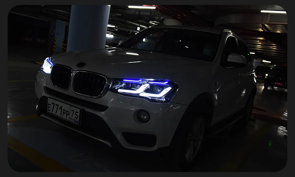 Car Lights for BMW X3 F25 LED Headlight 2014-2017 X4 F26 Head Lamp Drl Projector Lens Automotive
