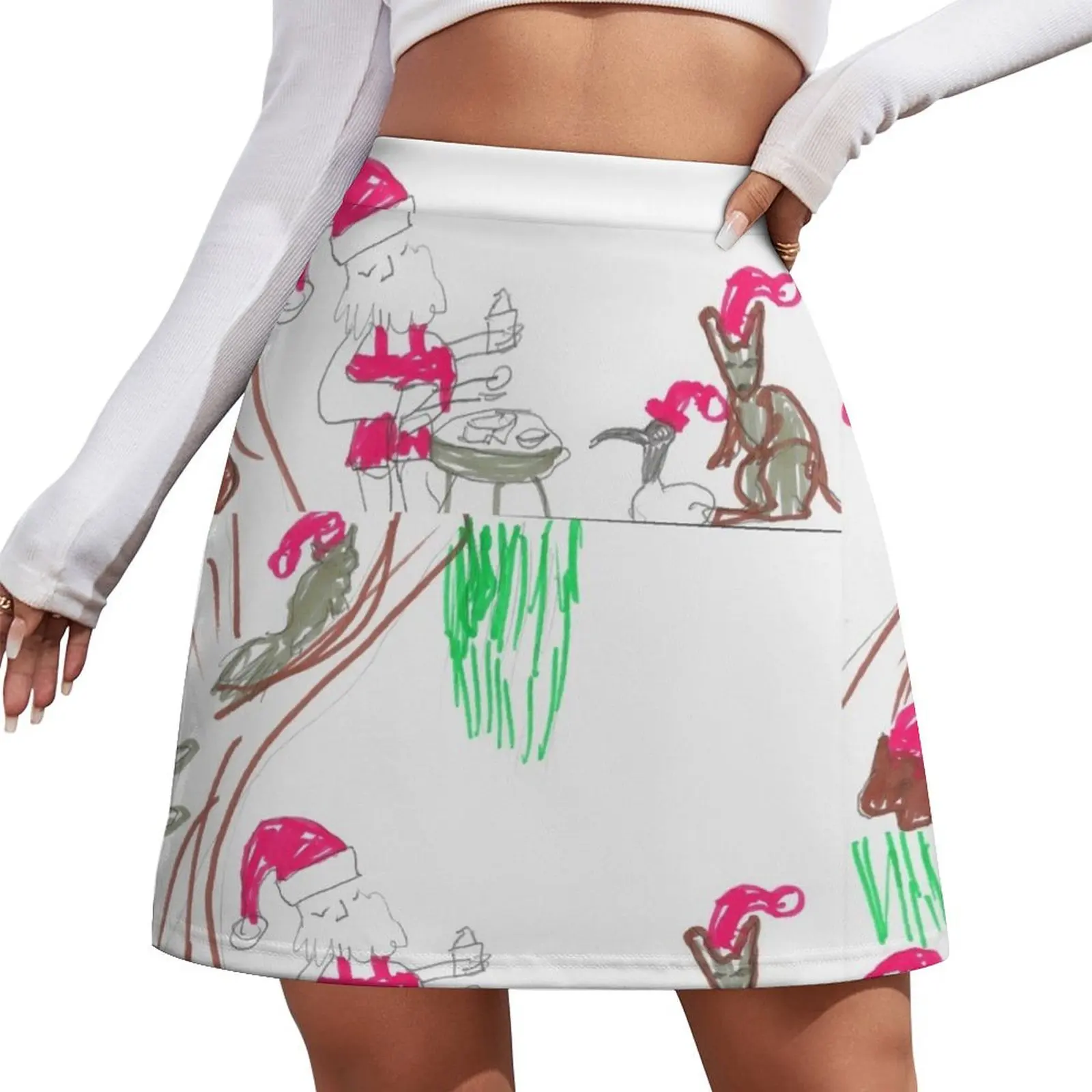 

An Aussie Christmas Mini Skirt women's summer dress 2026 Woman clothing Clothing female