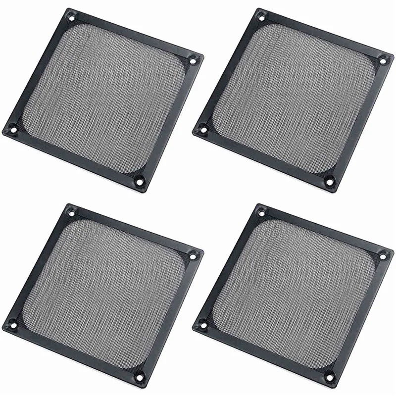 

Customizable 8Pack 120Mm Computer Fan Filter Grills Stainless Steel Wire Mesh,Aluminum Alloy Ventilation Mesh Dust Filter Grill,