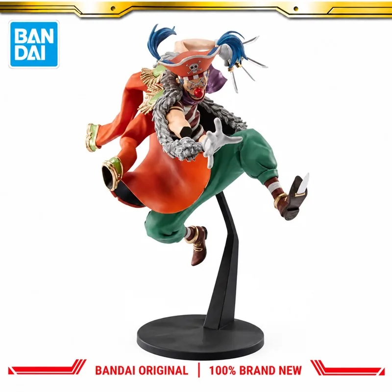 

In Stock Bandai Original Banpresto One Piece Buggy Action Figure Model Doll Brand New Boxed Anime Characters Toys Model Garage
