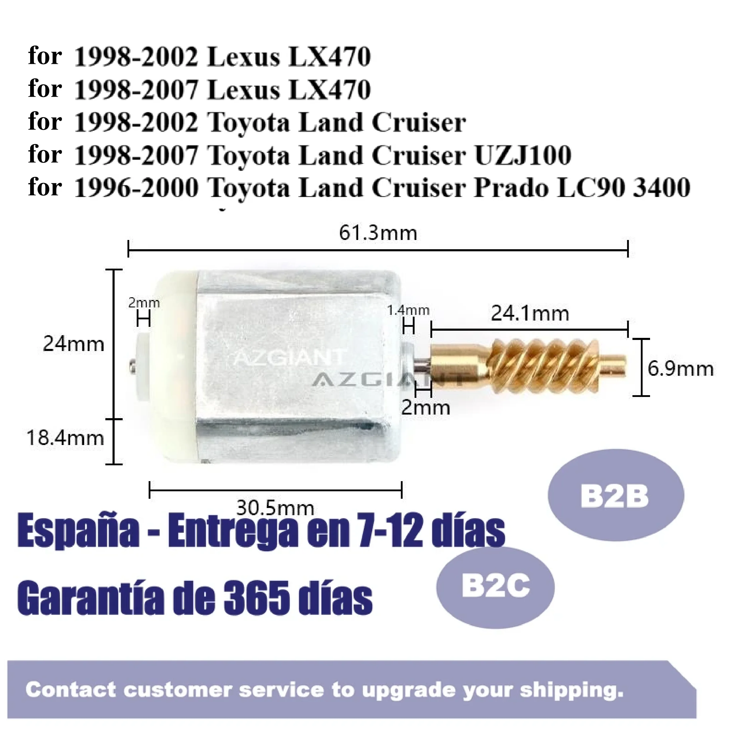 Motor de Cerradura de Puerta para
